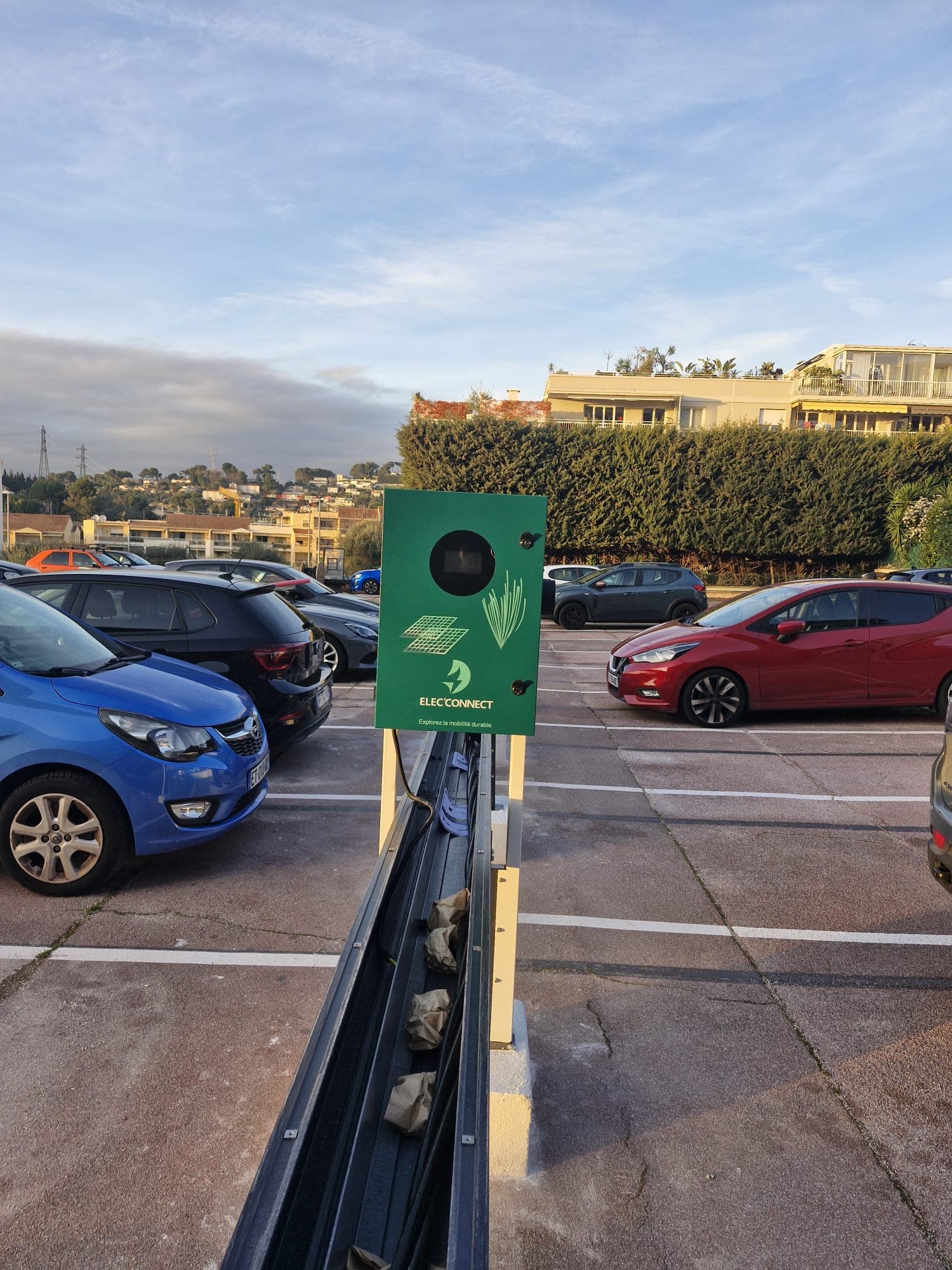 Installation borne copropriété ELEC'CONNECT