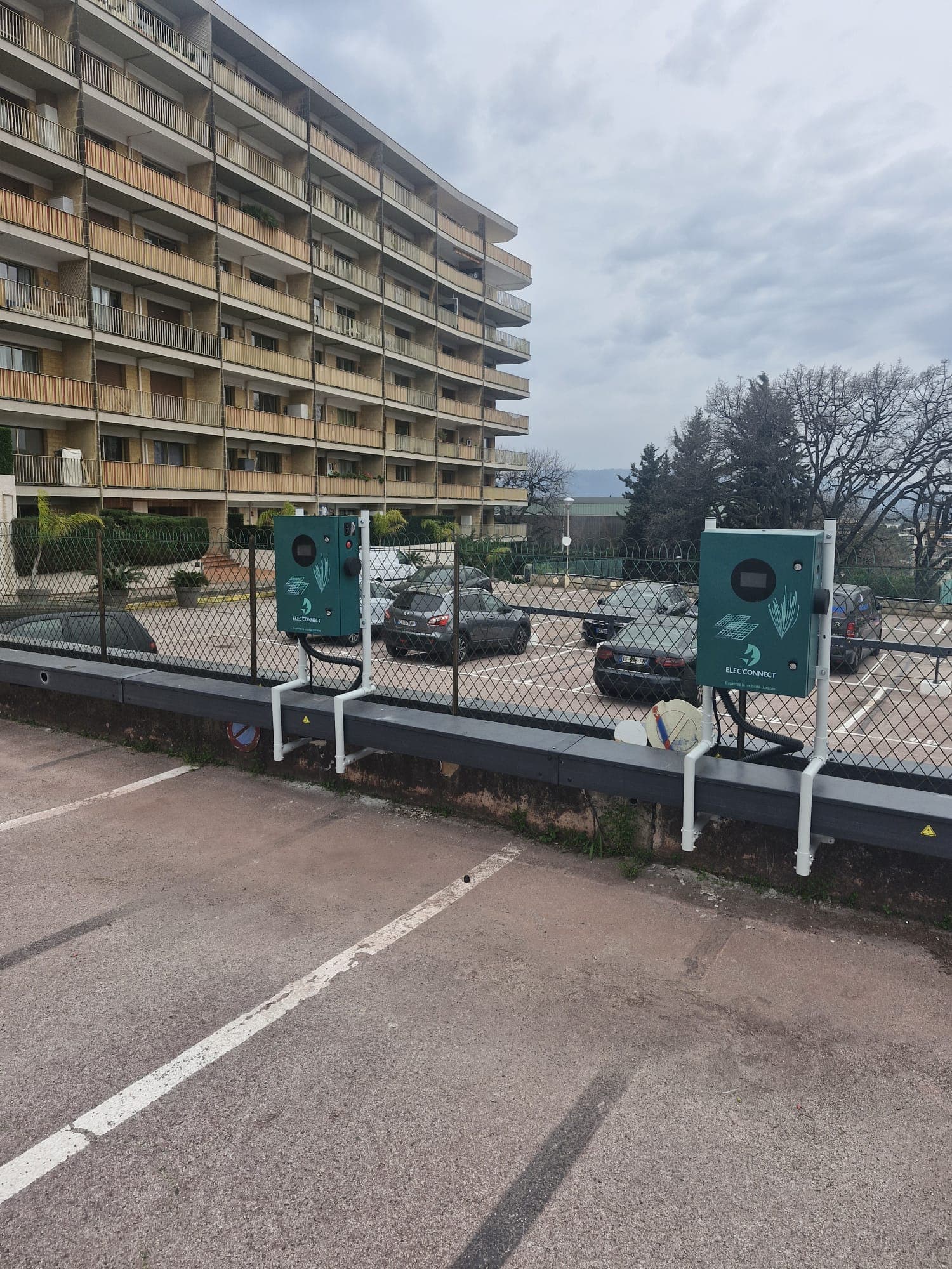 Installation borne copropriété ELEC'CONNECT