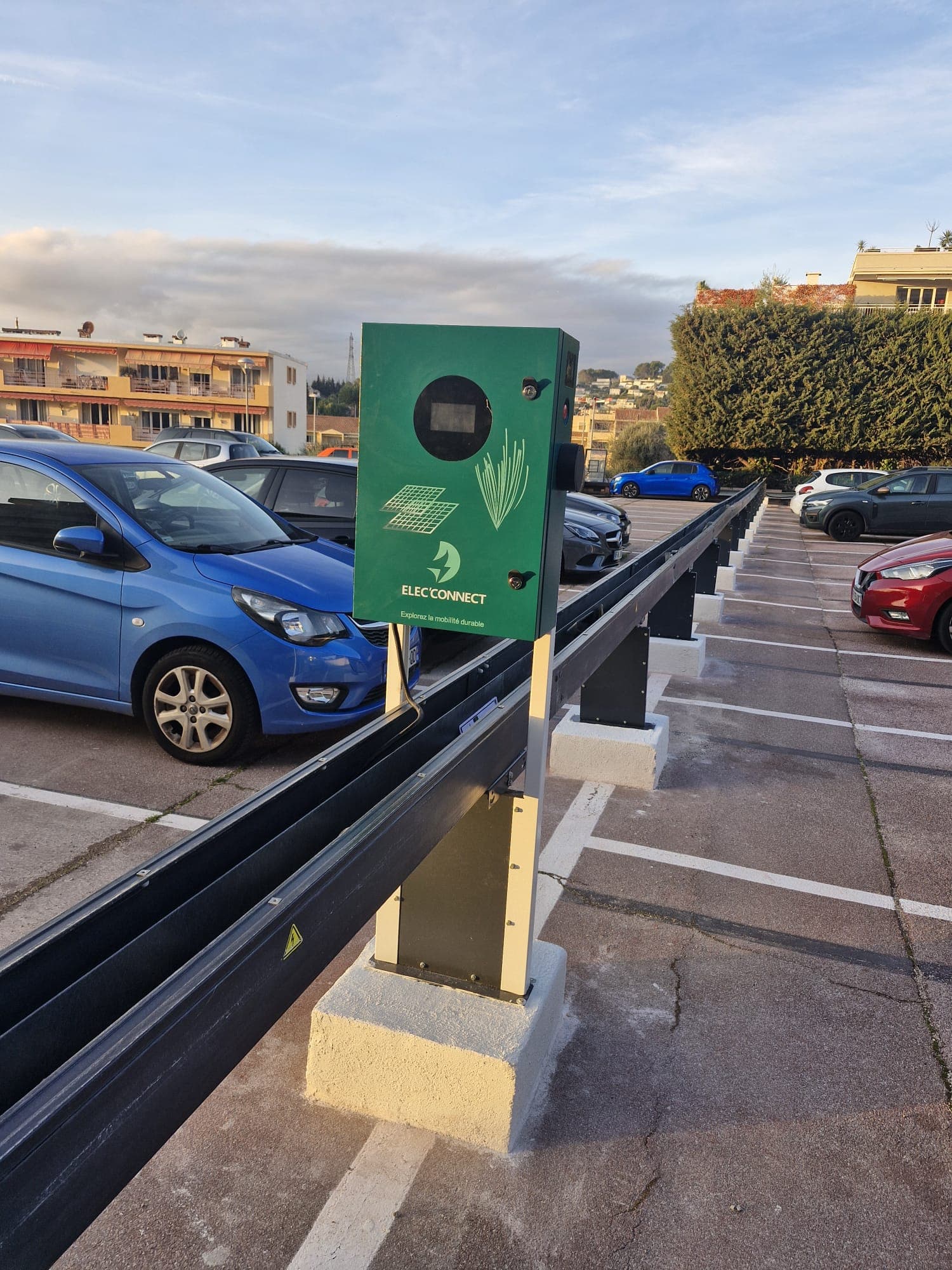 Installation borne copropriété ELEC'CONNECT